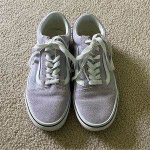 Purple Lace Up Vans